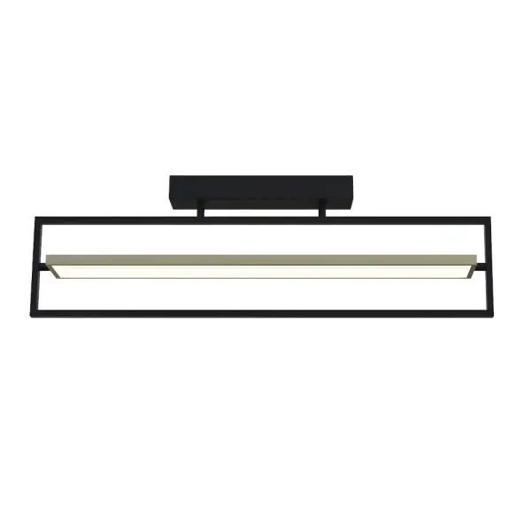 Світильник LED smart PRADA+пульт 60W 3000-5000K IP20 прямокутник чорно-золотий Violux ( 220725 ) - фото №1 Світильник LED smart PRADA+пульт 60W 3000-5000K IP20 прямокутник чорно-золотий Violux ( 220725 ) - фото №1