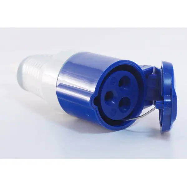 Силовой разъем переносного типа WALTHER WL330306 (2P+E) 32А 230V IP44 - фото №5