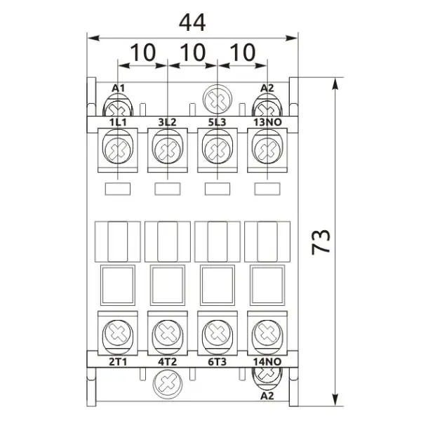 Контактор Promfactor FC-1/18А 1NO AC42В (FC10018042) - фото №1