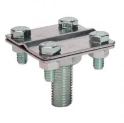 З'єднувач DKC NG6606CUZC для стрижня М16 та струмопровідної стрічки 30x4 або прута Ø8-10мм