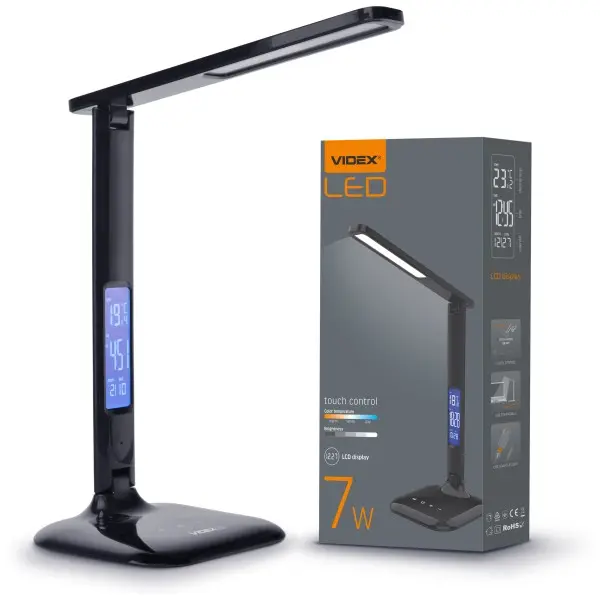 Настольный LED светильник Videx 7Вт 3000-5500K (VL-TF05B) - фото №5