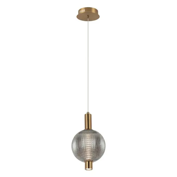 Подвесной светильник, люстра Italux PND-83631-1-BRO-SG Lenti LED 1x7W 3000K 310Lm IP20 дымчатый - фото №2 Подвесной светильник, люстра Italux PND-83631-1-BRO-SG Lenti LED 1x7W 3000K 310Lm IP20 дымчатый - фото №2