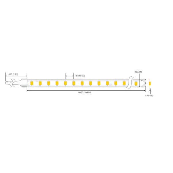 LED лента RISHANG 120-2835-24V-IP20 9.6W 745Lm 3000K 5м (RD08C0TC-B-WW) - фото №3 LED лента RISHANG 120-2835-24V-IP20 9.6W 745Lm 3000K 5м (RD08C0TC-B-WW) - фото №3