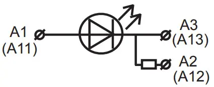 Сигнальний світлодіод Elko-ep USS-13 AC 230В, AC/DC 24В (білий) - фото №1