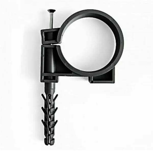 Обойма для труб і кабелю d=32-34мм чорна СКІМ ( С0800017 )