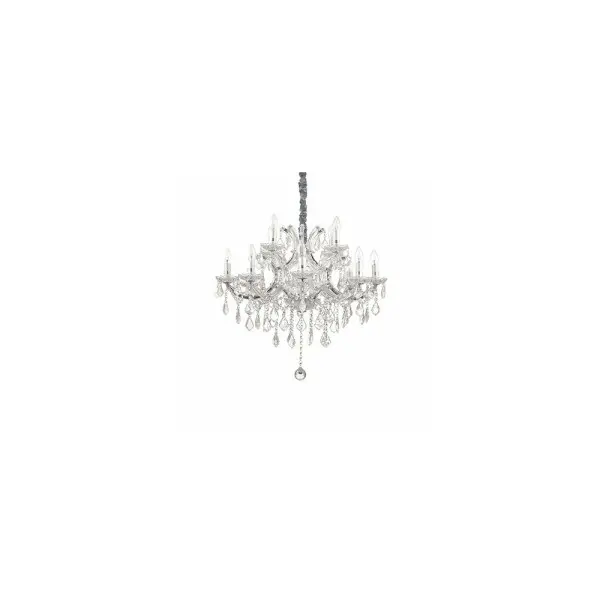 Люстра подвесная Ideal Lux Napoleon Sp12 Cromo 167251 Люстра подвесная Ideal Lux Napoleon Sp12 Cromo 167251