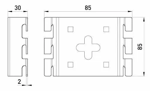 Універсальна затискна скоба E.Next ATK-13 (ATK-13) - фото №1