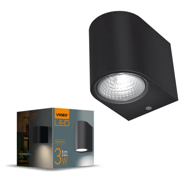 Наружный LED светильник для подсветки зданий Videx AR031 3Вт 2700K IP54 (VL-AR031-032B) - фото №1