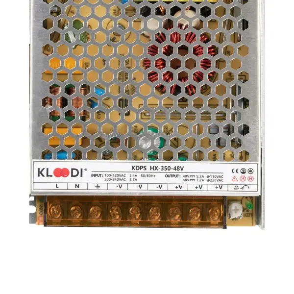 Блок питания Kloodi KDPS-HX 350 48V 350W серебристый - фото №4