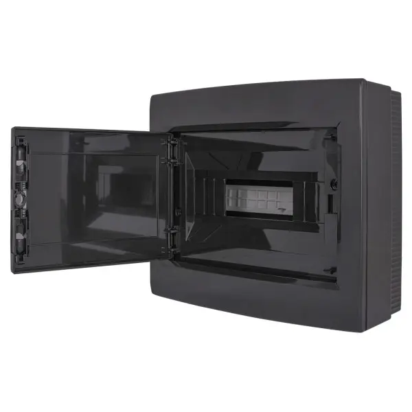 Навесной пластиковый корпус E.Next e.plbox.pro.n.12b.black 12м черный IP40 (CP32912B) - фото №1
