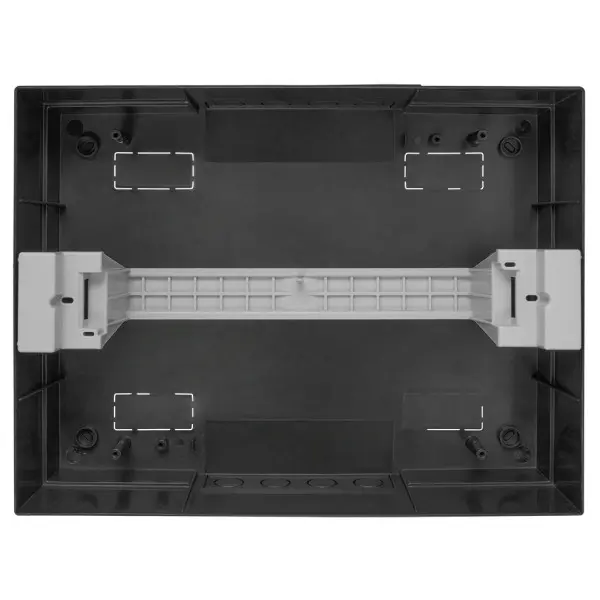 Навесной пластиковый корпус E.Next e.plbox.pro.n.12b.black 12м черный IP40 (CP32912B) - фото №2