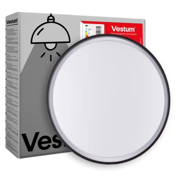 Матовий світильник Vestum ATLAS 30Вт 395x60мм 4000К