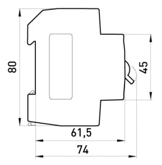 Модульний автоматичний вимикач E.NEXT e.mcb.stand.45.1.C50 - фото №4
