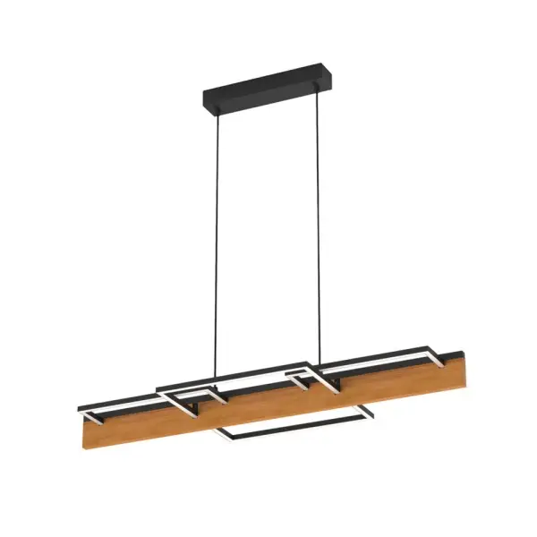 Підвісний світильник, люстра Goldlux 334336 Larysa LED 1x35W 4000K 4600Lm IP20 чорний