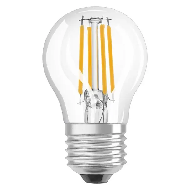 Світлодіодна лампа Osram LED CL P60 5,5Вт/827 FIL E27 6х1 Світлодіодна лампа Osram LED CL P60 5,5Вт/827 FIL E27 6х1