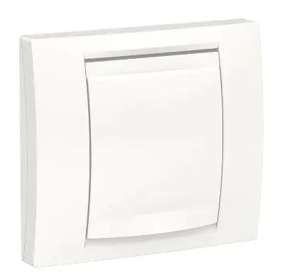 Однопостова рамка Schneider Electric NU044218 IP44 з кришкою (біла) Однопостова рамка Schneider Electric NU044218 IP44 з кришкою (біла)