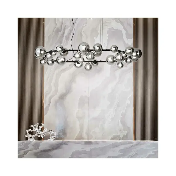 Люстра Ideal Lux 296753 Perlage G9 30x15W IP20 - фото №1 Люстра Ideal Lux 296753 Perlage G9 30x15W IP20 - фото №1