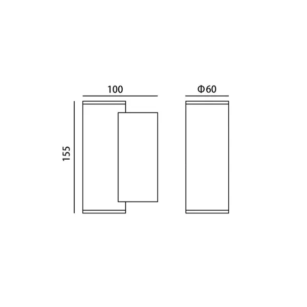 Уличный светильник Italux OWL-2804-1-4K Lenta LED 1x10W 4000K 918Lm IP54 черный - фото №1