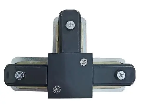 Т-образный коннектор для шинопровода Maxus assistance Track Accessories T-connector 1Phase черный