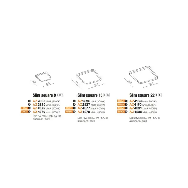 Точковий світильник AZzardo AZ4375 Slim 9 - фото №2 Точковий світильник AZzardo AZ4375 Slim 9 - фото №2