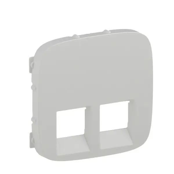 Панель розетки RJ11+RJ45 Legrand Valena Allure біла Панель розетки RJ11+RJ45 Legrand Valena Allure біла