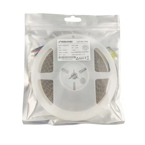 LED лента RISHANG 120-3838-24V-IP20 14.4W RGB 5м (RD00C0JP) - фото №1