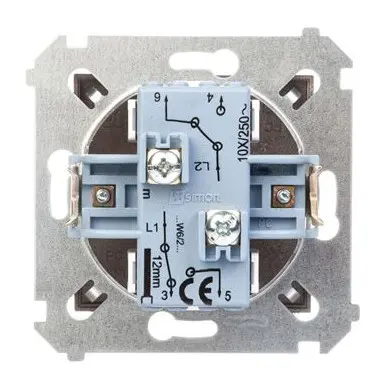 Двойной проходной выключатель Kontakt Simon Simon 54 Premium DW6/2.01/46 (бронза) - фото №1