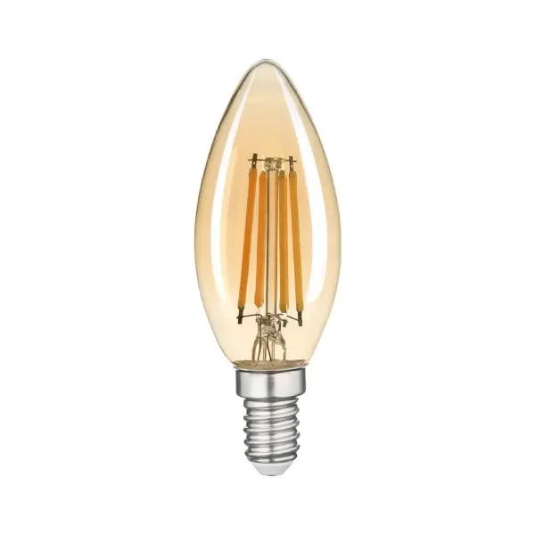 Лампа LED FILAMENT С37 6W E14 2200K VIOLUX ( 833022 )