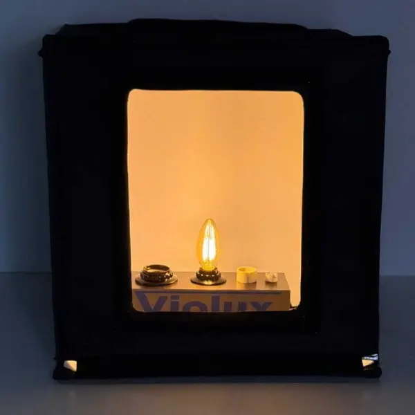 Лампа LED FILAMENT С37 6W E14 2200K VIOLUX ( 833022 ) - фото №3