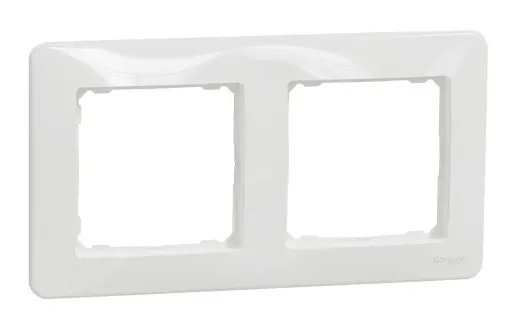 Рамка подвійна Schneider Electric Sedna Design біла SDD311802