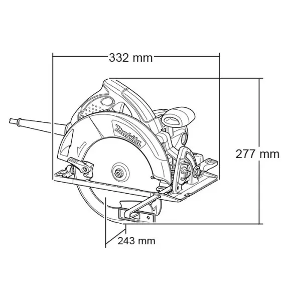 Ручна циркулярка Makita 1800Вт, 210мм - фото №1 Ручна циркулярка Makita 1800Вт, 210мм - фото №1