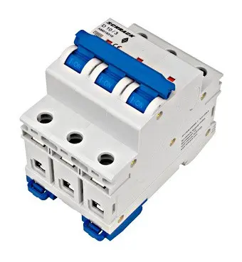 Автоматичний вимикач Schrack AM019310 10кА 10А 3P х-ка D - фото №7