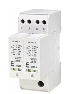 Ограничитель перенапряжения ETITEC CM T23 275/20 4+0 2p TNC-S (2440652) Ограничитель перенапряжения ETITEC CM T23 275/20 4+0 2p TNC-S (2440652)