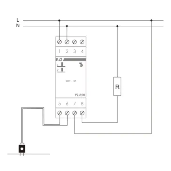 Реле рівня рідини F&F PZ-828B 230В 16А - фото №3 Реле рівня рідини F&F PZ-828B 230В 16А - фото №3