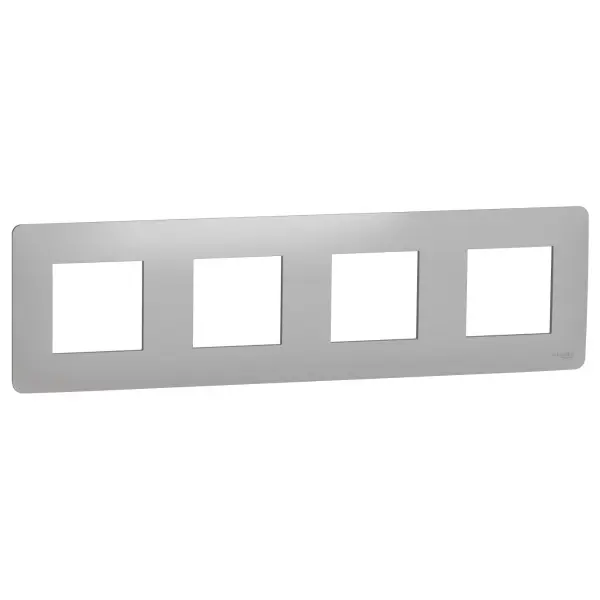 Четырехпостовая рамка Schneider Electric NU200830 (алюминий) Четырехпостовая рамка Schneider Electric NU200830 (алюминий)