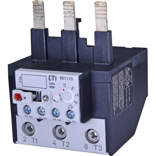 Тепловое реле ETI 004645422 RE 117.1D-112 (90-112A) для CEM95...CEM105 Тепловое реле ETI 004645422 RE 117.1D-112 (90-112A) для CEM95...CEM105