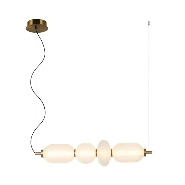 Подвесной светильник, люстра Italux PND-8545-4H-AB-WH Nico LED 4x18W 3000K 1925Lm IP20 белый - фото №2 Подвесной светильник, люстра Italux PND-8545-4H-AB-WH Nico LED 4x18W 3000K 1925Lm IP20 белый - фото №2