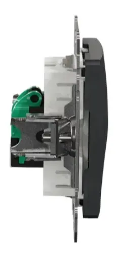 Комп'ютерна розетка Schneider Electric Sedna Design & Elements RJ45 кат. 5е UTP чорна SDD114451 - фото №2 Комп'ютерна розетка Schneider Electric Sedna Design & Elements RJ45 кат. 5е UTP чорна SDD114451 - фото №2