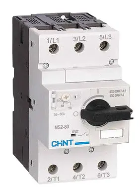 Автомат защиты двигателя Chint NS2-80 20-25A с поворотной ручкой (279720) Автомат защиты двигателя Chint NS2-80 20-25A с поворотной ручкой (279720)