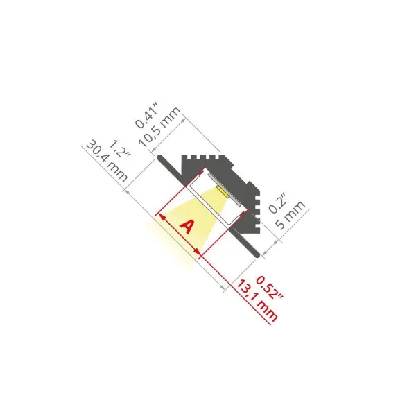 LED-профиль KLUS PAC-ALU, 2 метра (KLUS_A04370A_2) - фото №2
