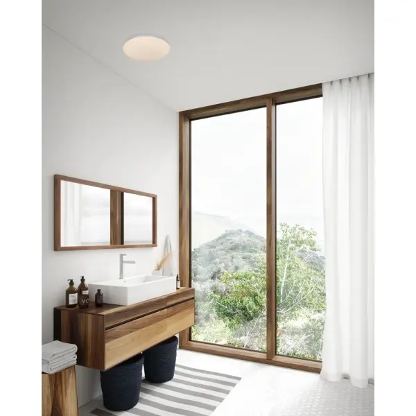 Світильник стельовий Nordlux 2015196101 Montone LED 1x10W 2700K 1000Lm IP44 білий - фото №1