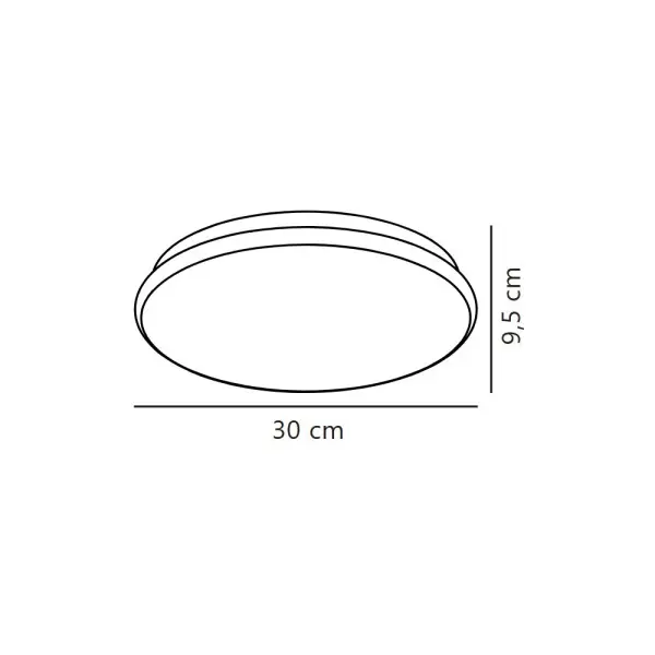 Світильник стельовий Nordlux 2015196101 Montone LED 1x10W 2700K 1000Lm IP44 білий - фото №4