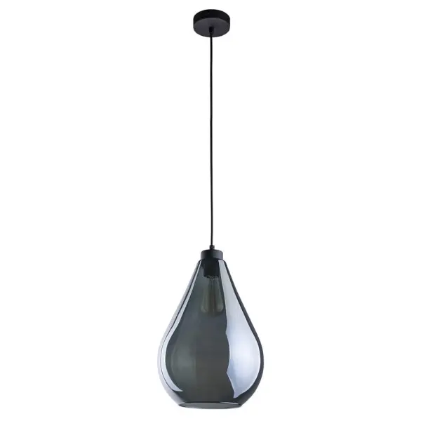 Підвісний світильник, люстра TK Lighting 2326 Fuente E27 1x15W IP20 димчастий
