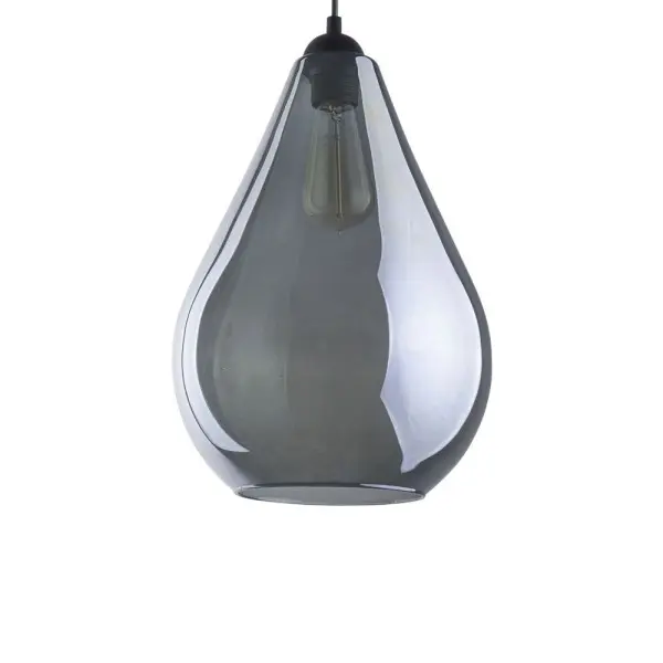 Підвісний світильник, люстра TK Lighting 2326 Fuente E27 1x15W IP20 димчастий - фото №4