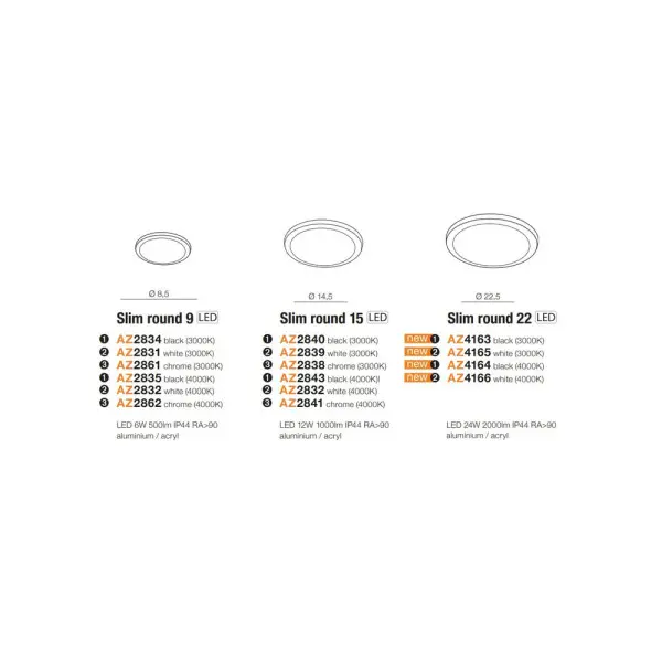 Точечный светильник Azzardo AZ2838 Slim(5901238428381) - фото №2 Точечный светильник Azzardo AZ2838 Slim(5901238428381) - фото №2