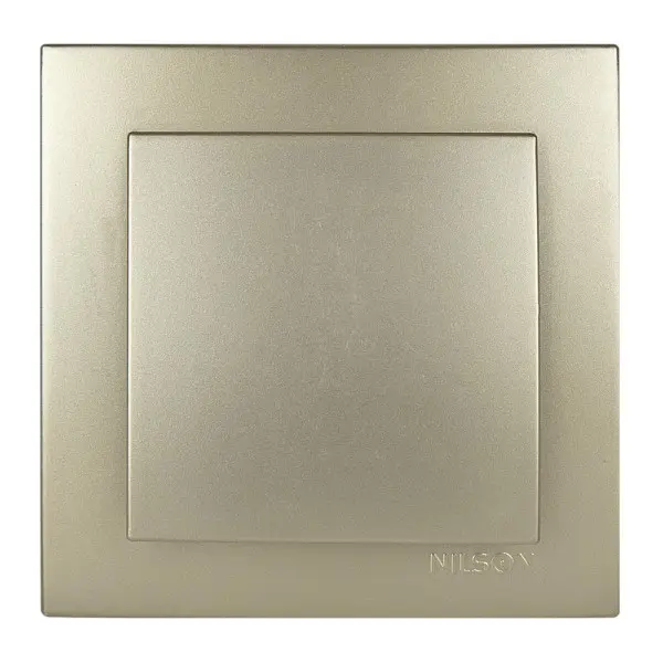 Выключатель Nilson Touran золото 1кл ( 24151001 )