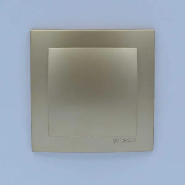 Выключатель Nilson Touran золото 1кл ( 24151001 ) - фото №1