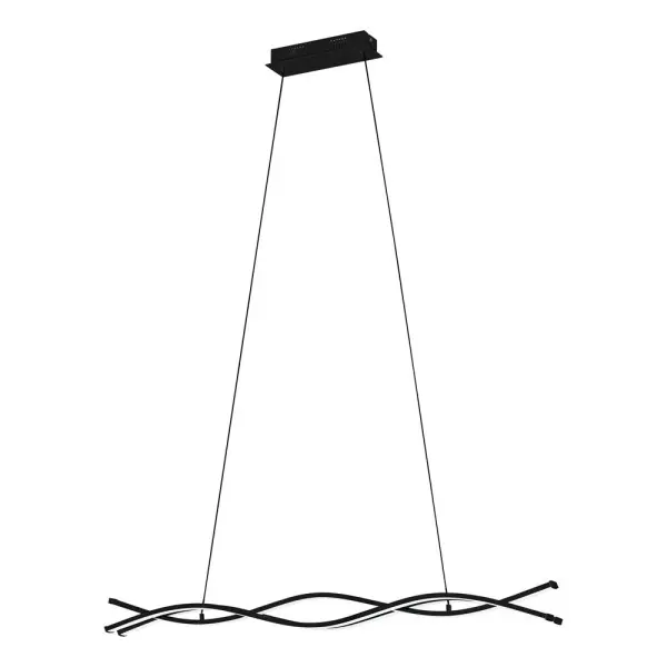 Подвесной светильник, люстра Eglo 99317 Lasana LED 2x36W 3000K 4050Lm IP20 черный