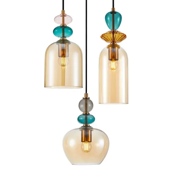 Подвесной светильник, люстра Italux PND-30263-3A-BRO-AMB Busco E27 3x40W IP20 разноцветный - фото №2 Подвесной светильник, люстра Italux PND-30263-3A-BRO-AMB Busco E27 3x40W IP20 разноцветный - фото №2