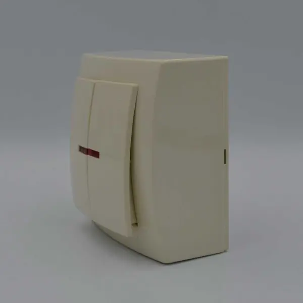 Выключатель Nilson Themis кремовый 2кл с подсветкой ( 26121004 ) - фото №2